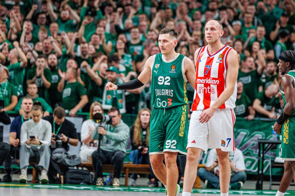 Eurolyga: Kauno „Žalgiris“ – Belgrado „Crvena Zvezda“ 86:84