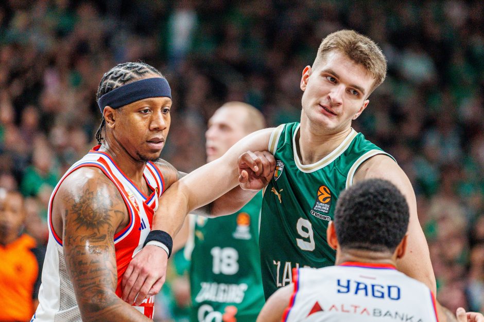 Eurolyga: Kauno „Žalgiris“ – Belgrado „Crvena Zvezda“ 86:84