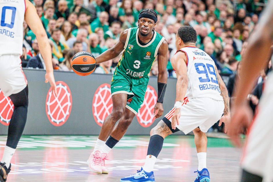 Eurolyga: Kauno „Žalgiris“ – Belgrado „Crvena Zvezda“ 86:84