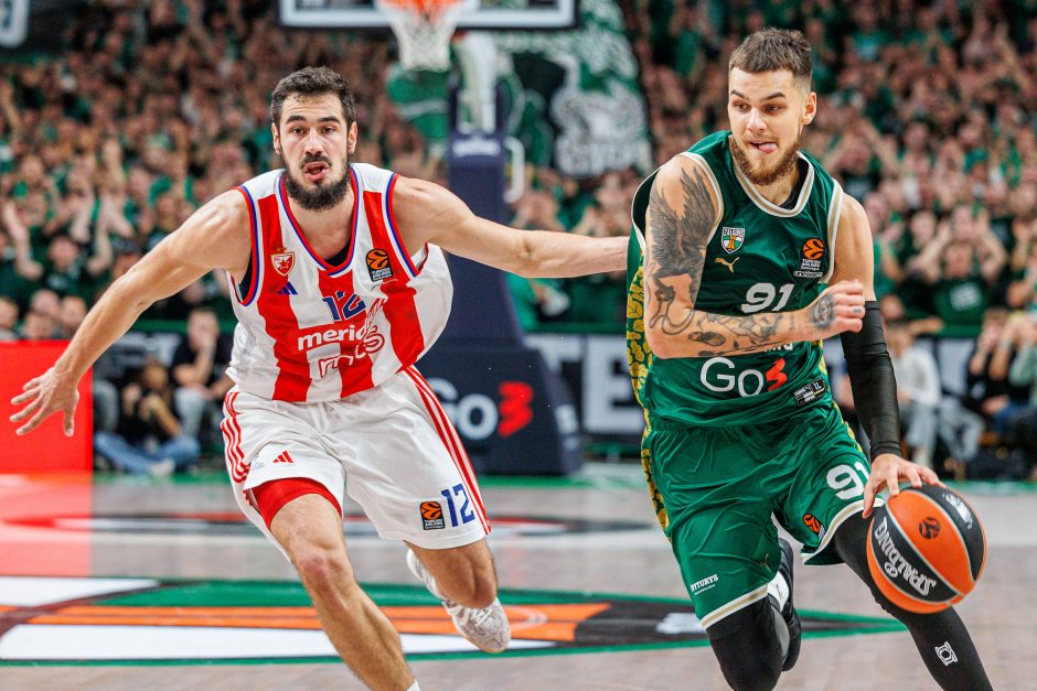 Eurolyga: Kauno „Žalgiris“ – Belgrado „Crvena Zvezda“ 86:84