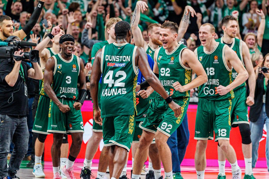 Eurolyga: Kauno „Žalgiris“ – Belgrado „Crvena Zvezda“ 86:84