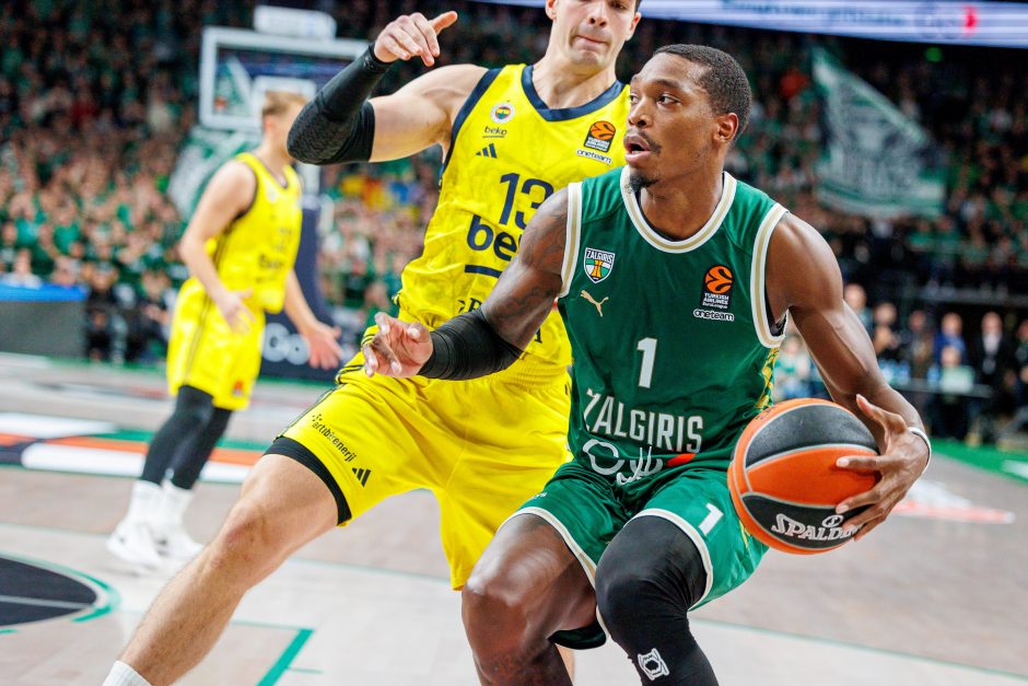 Eurolyga: Kauno „Žalgiris“ – Stambulo „Fenerbahče“ 65:72