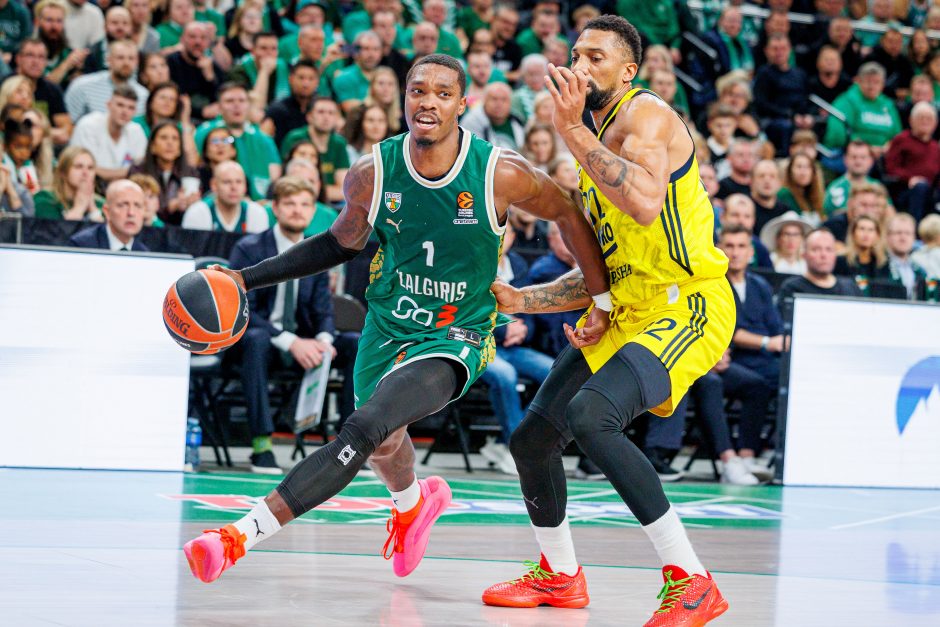 Eurolyga: Kauno „Žalgiris“ – Stambulo „Fenerbahče“ 65:72