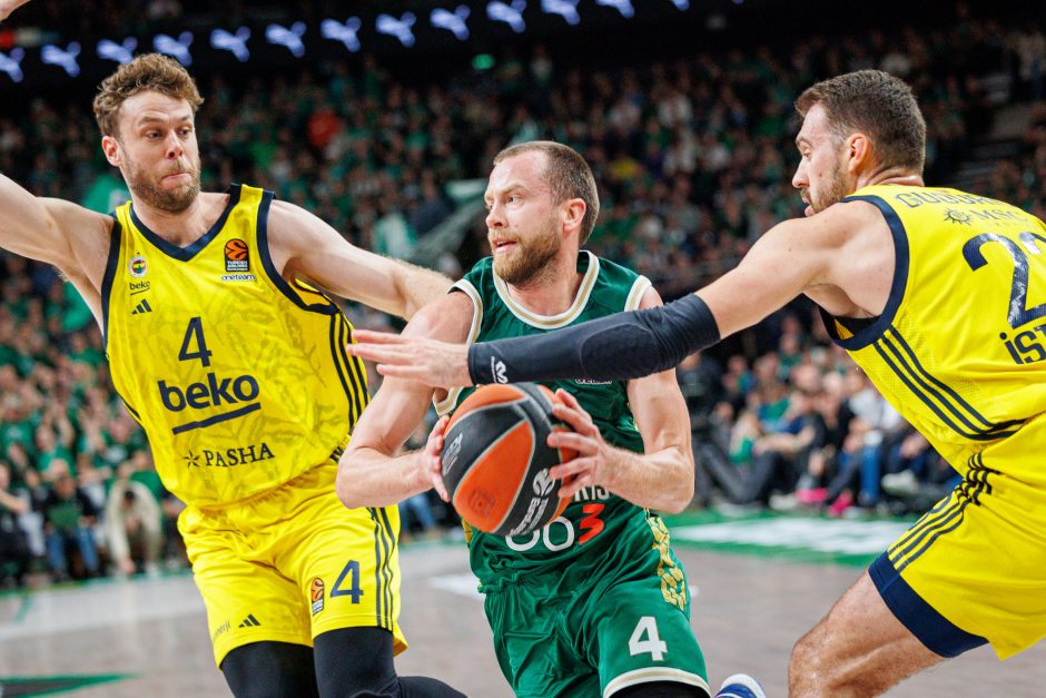 Eurolyga: Kauno „Žalgiris“ – Stambulo „Fenerbahče“ 65:72