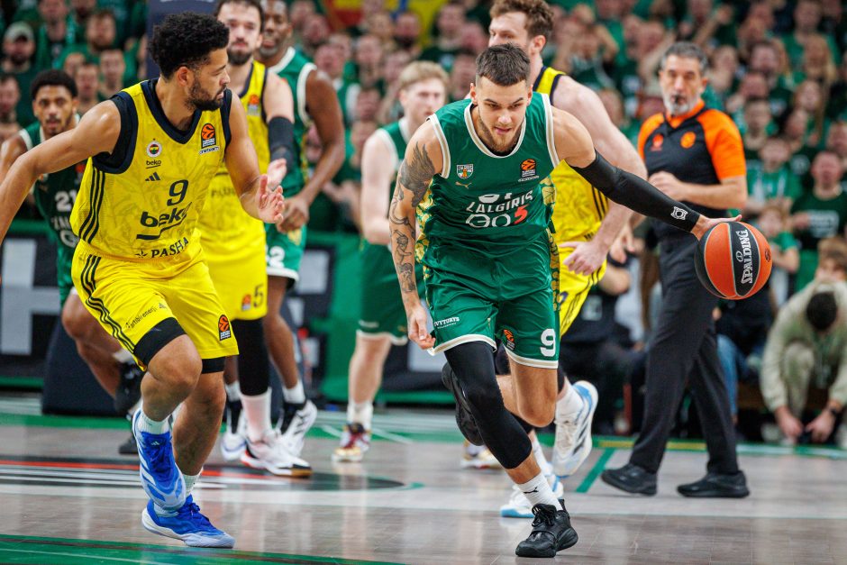 Eurolyga: Kauno „Žalgiris“ – Stambulo „Fenerbahče“ 65:72