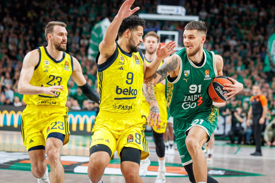 Eurolyga: Kauno „Žalgiris“ – Stambulo „Fenerbahče“ 65:72