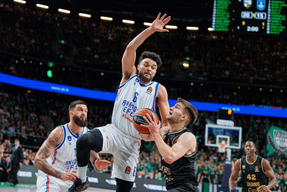 Eurolyga: Kauno „Žalgiris“ – Stambulo „Anadolu Efes“ 85:72