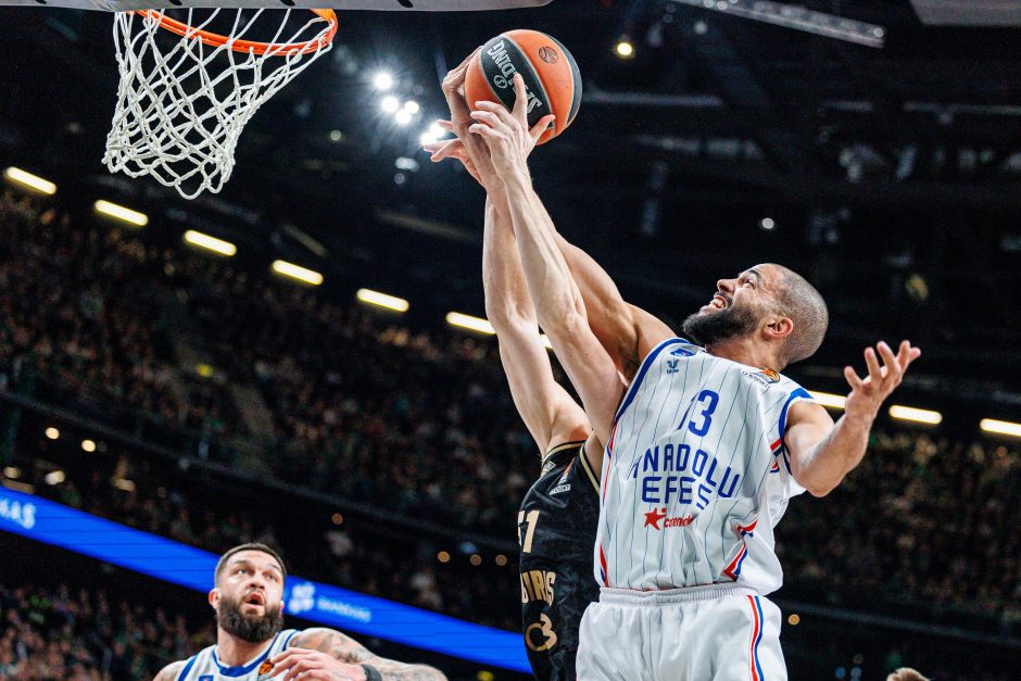 Eurolyga: Kauno „Žalgiris“ – Stambulo „Anadolu Efes“ 85:72