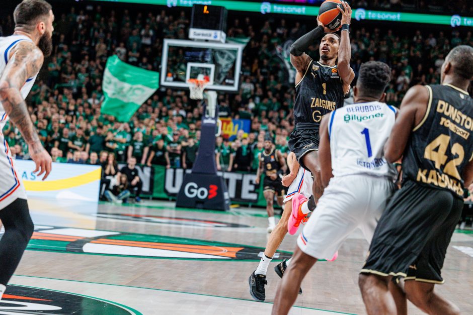 Eurolyga: Kauno „Žalgiris“ – Stambulo „Anadolu Efes“ 85:72