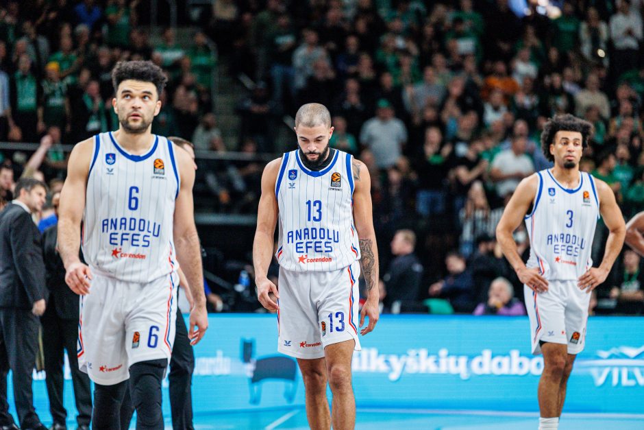 Eurolyga: Kauno „Žalgiris“ – Stambulo „Anadolu Efes“ 85:72