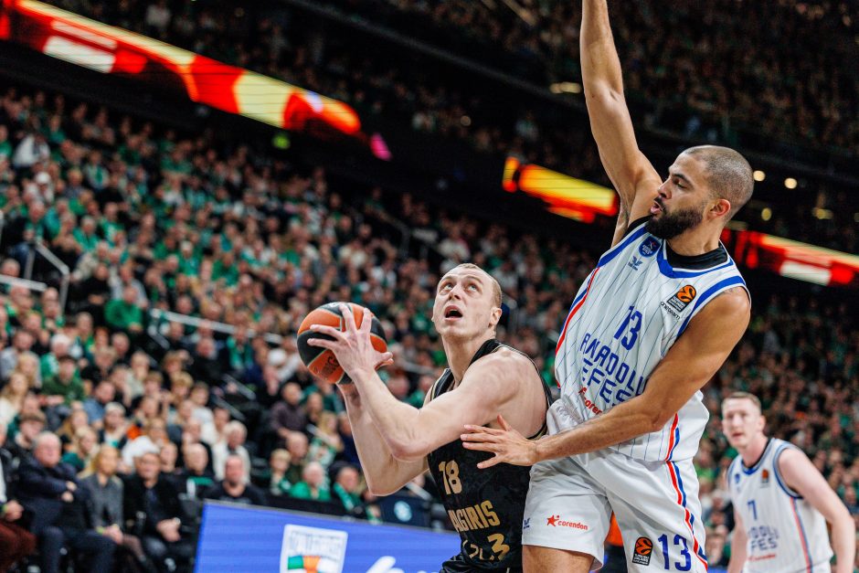 Eurolyga: Kauno „Žalgiris“ – Stambulo „Anadolu Efes“ 85:72