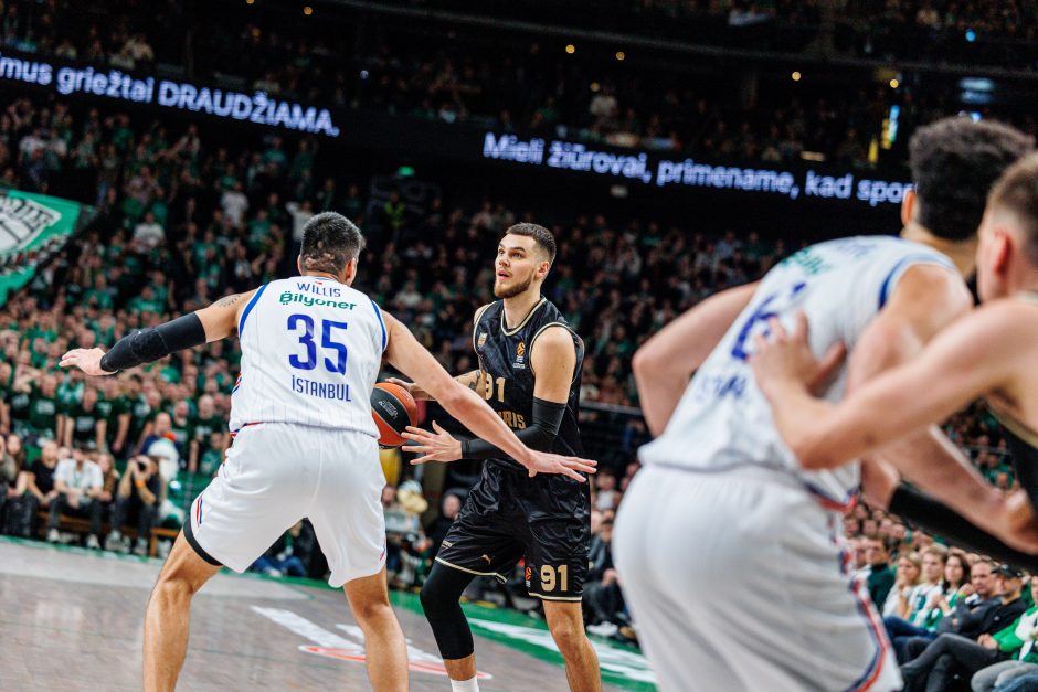 Eurolyga: Kauno „Žalgiris“ – Stambulo „Anadolu Efes“ 85:72