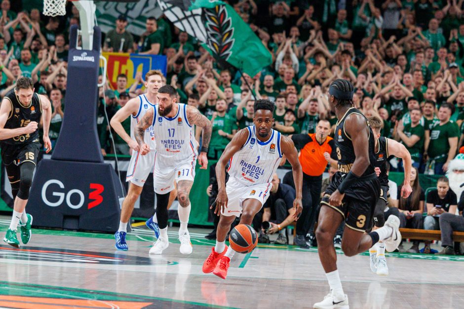 Eurolyga: Kauno „Žalgiris“ – Stambulo „Anadolu Efes“ 85:72