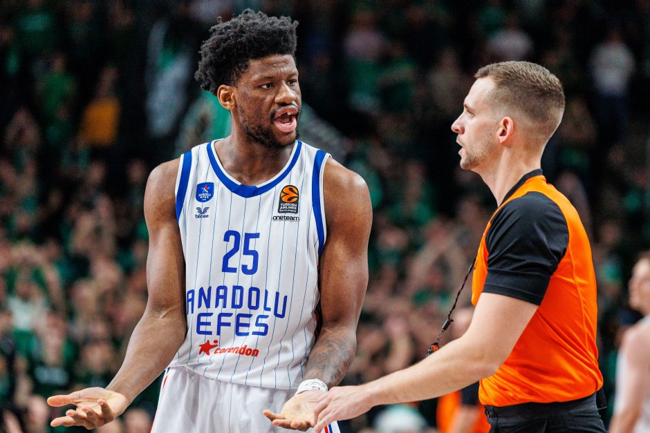 Eurolyga: Kauno „Žalgiris“ – Stambulo „Anadolu Efes“ 85:72