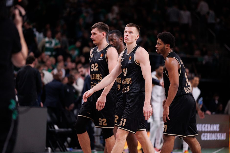 Eurolyga: Kauno „Žalgiris“ – Vilerbano ASVEL 72:78