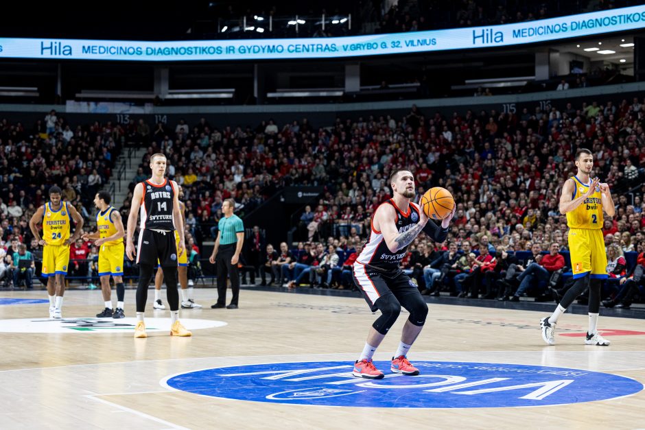 FIBA Čempionų lyga: Vilniaus „Rytas“ – Atėnų „Peristeri“ 92:110