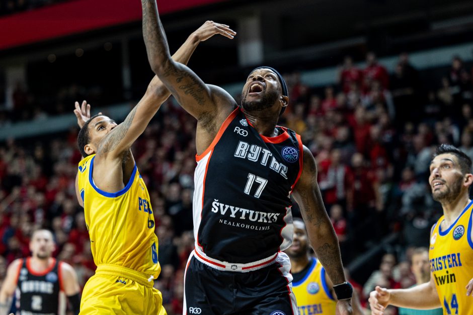 FIBA Čempionų lyga: Vilniaus „Rytas“ – Atėnų „Peristeri“ 92:110