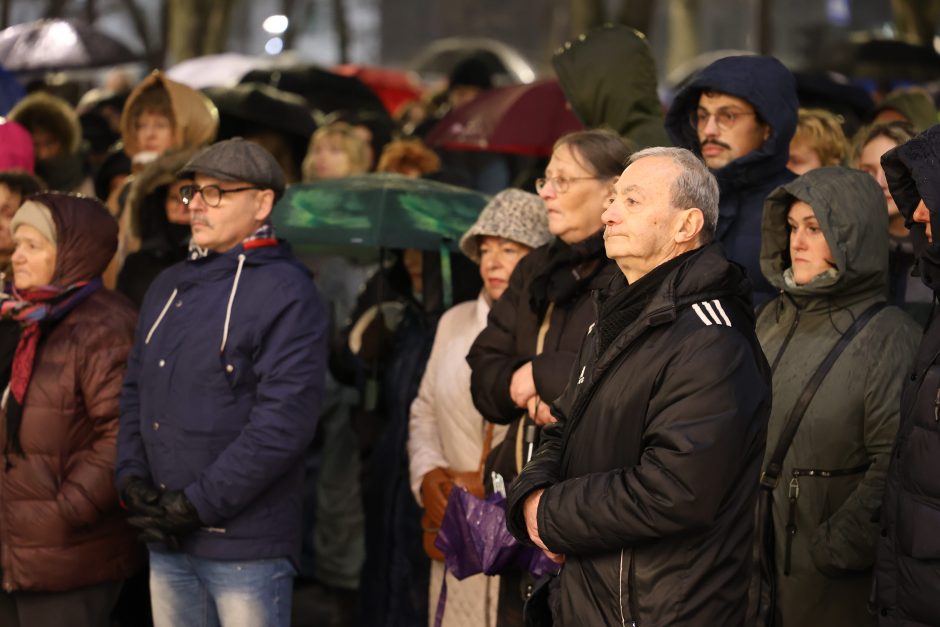 Protestuotojai Kaune: sunku suvokti, kas vyksta