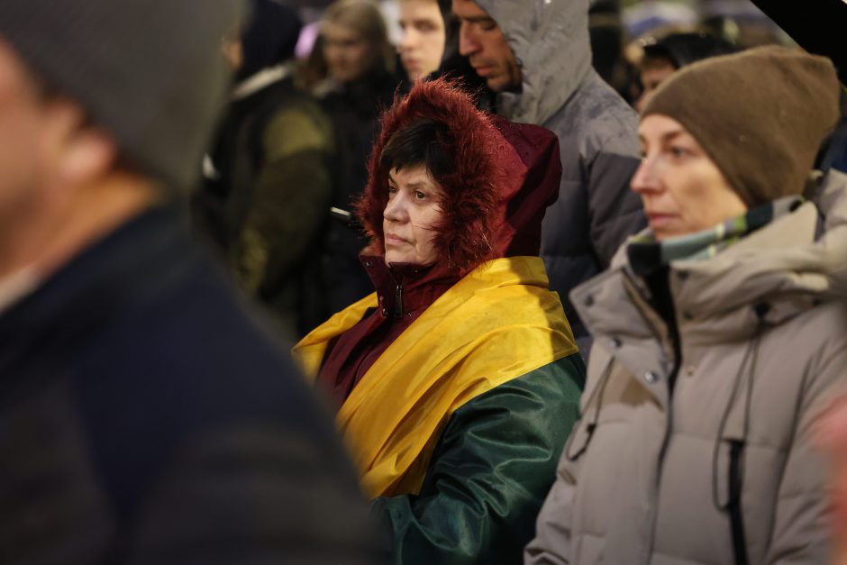 Protestuotojai Kaune: sunku suvokti, kas vyksta