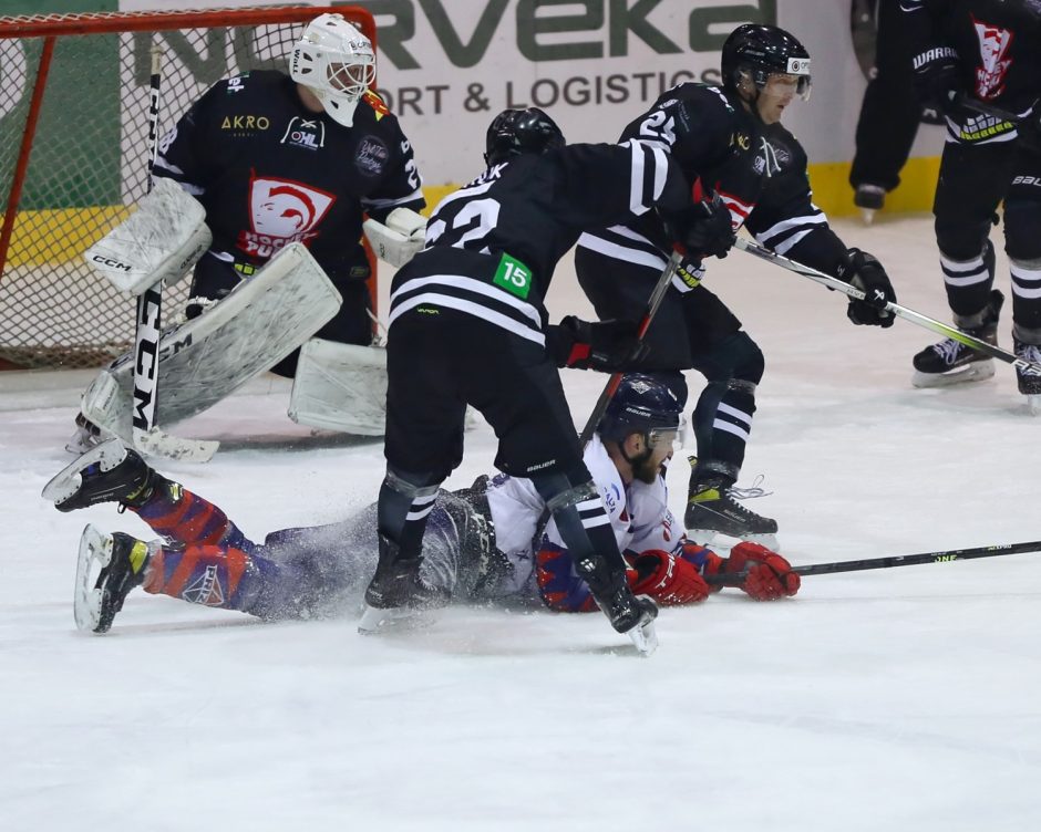 Pranašumo neišlaikiusi „7bet-Hockey Punks“ komanda pralaimėjo dar vienerias rungtynes