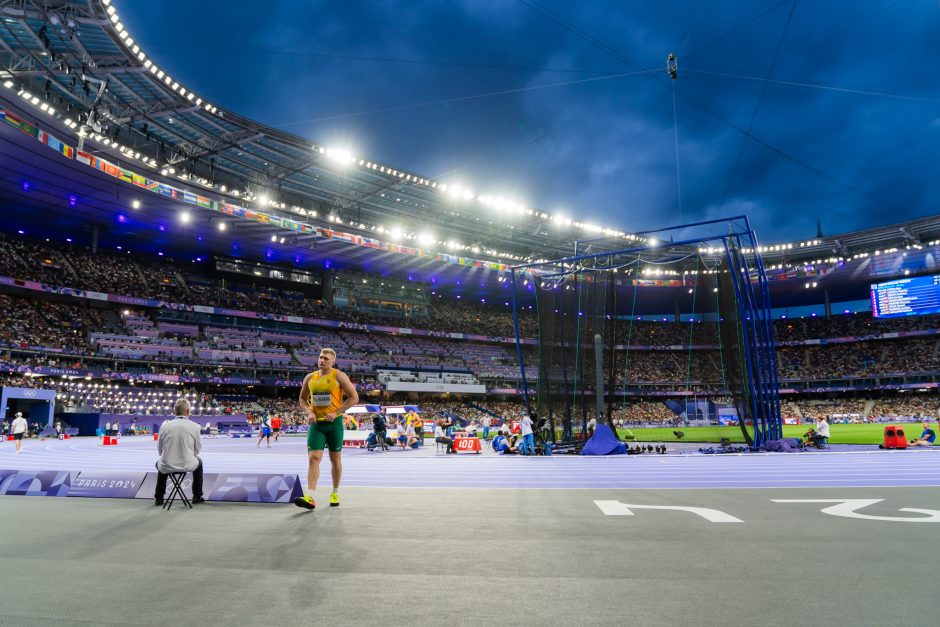 Olimpinių žaidynių disko metimo finalas