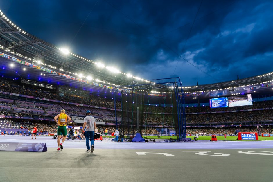 Olimpinių žaidynių disko metimo finalas