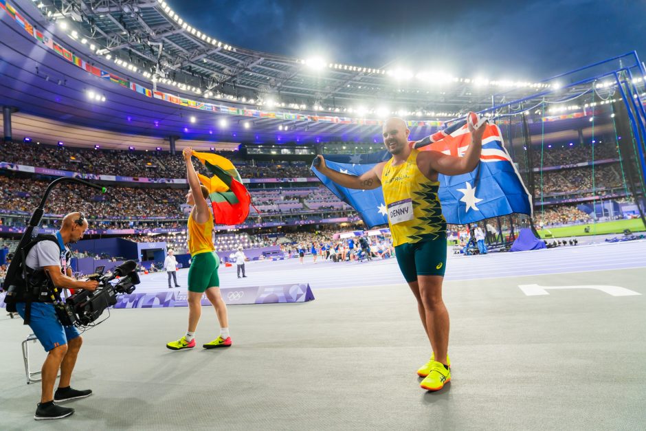 Olimpinių žaidynių disko metimo finalas