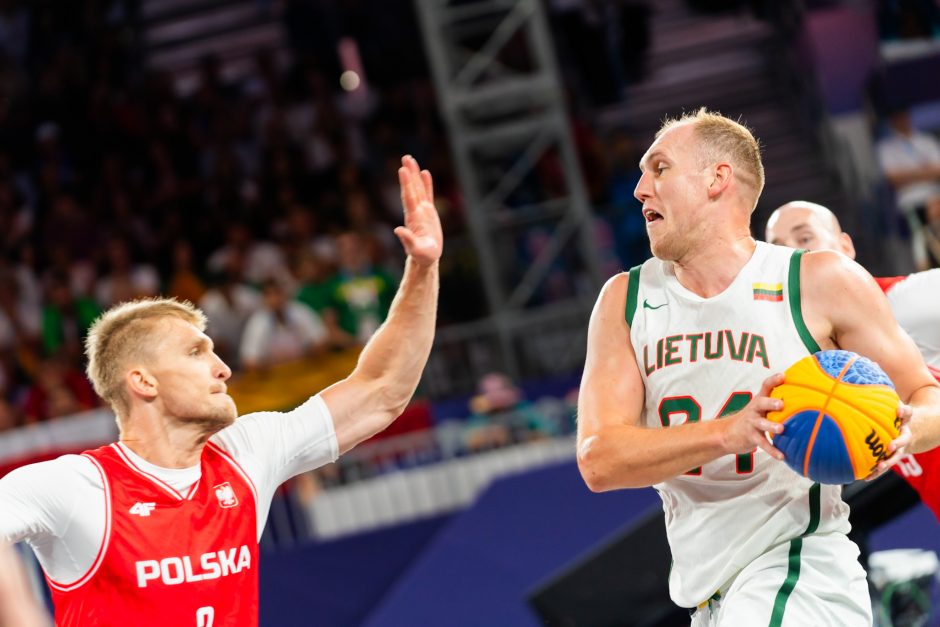 Lietuvos 3x3 krepšinio rinktinė įveikė lenkus