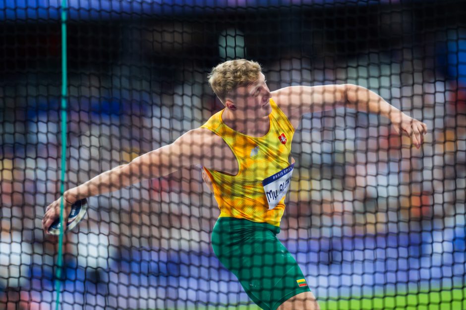 Olimpinių žaidynių disko metimo finalas