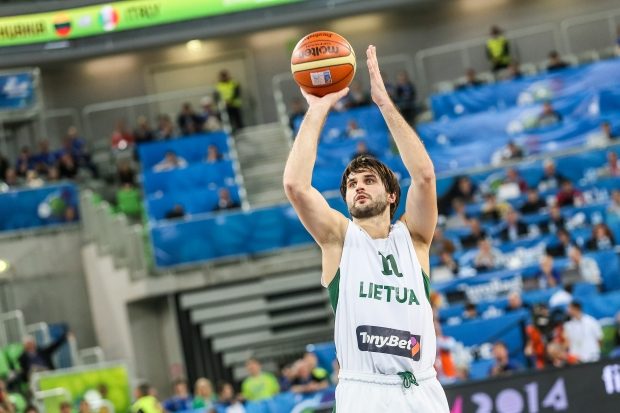 L. Kleiza: tai buvo geriausias mūsų mačas Slovėnijoje (interviu)