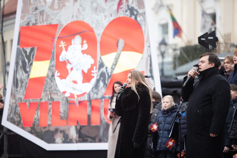 Vilniuje vyko tradicinė vėliavų pakėlimo ceremonija