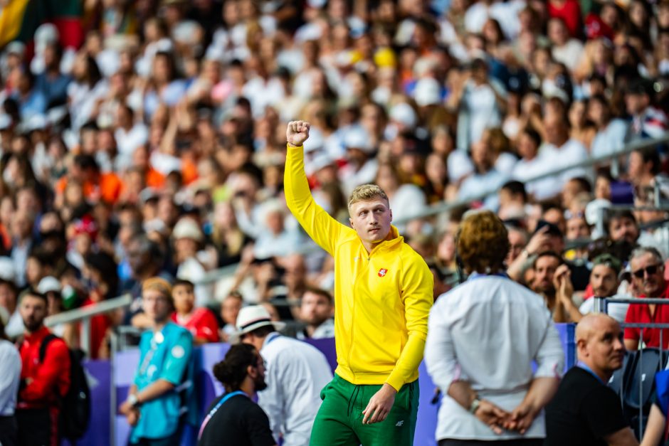 Olimpinių žaidynių disko metimo finalas