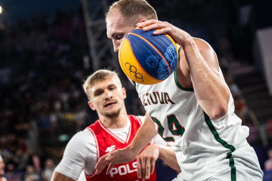 Lietuvos 3x3 krepšinio rinktinė įveikė lenkus