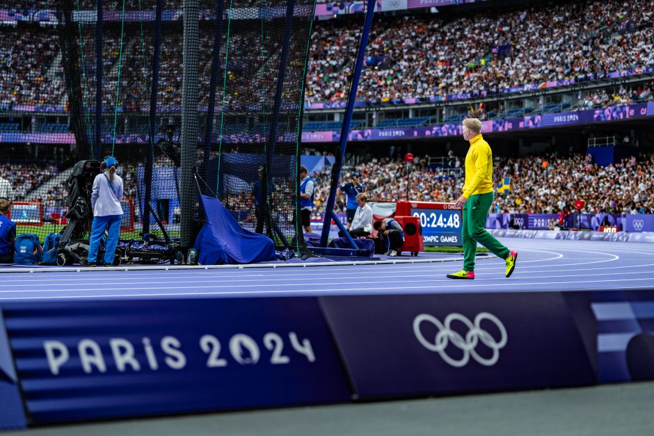 Olimpinių žaidynių disko metimo finalas