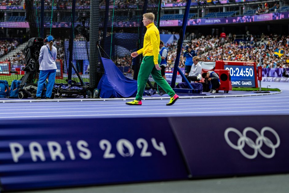 Olimpinių žaidynių disko metimo finalas