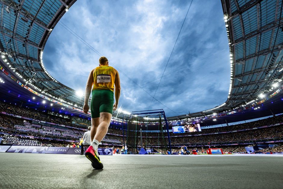 Olimpinių žaidynių disko metimo finalas