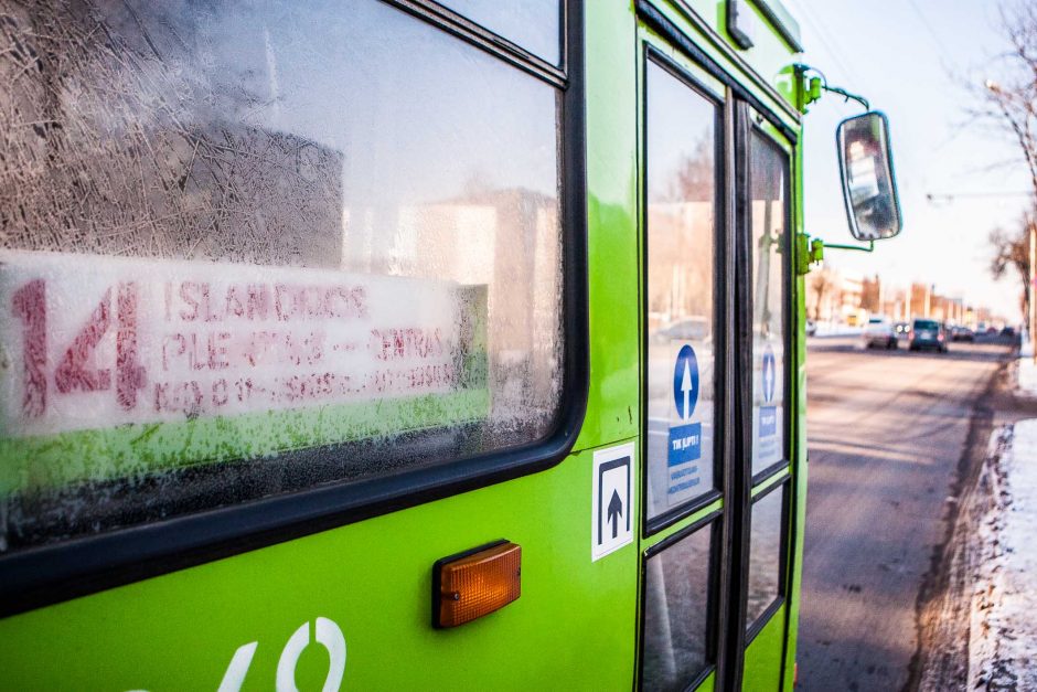 Sušalusi keleivė: važiuodama drebu ir svajoju apie šiltą arbatą