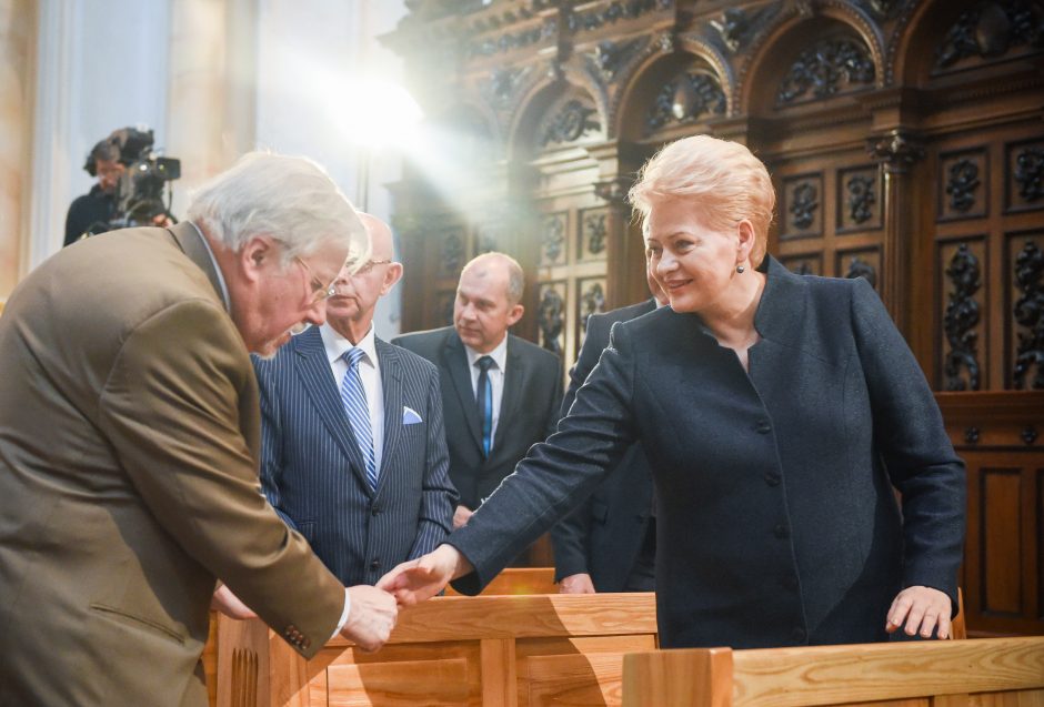 Prezidentė tikisi, kad naujasis arkivyskupas bus progresyvus