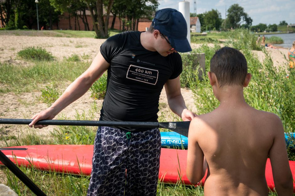 Rekordinis paramos plaukimas irklentėmis finišavo – vaikų svajonės išpildytos