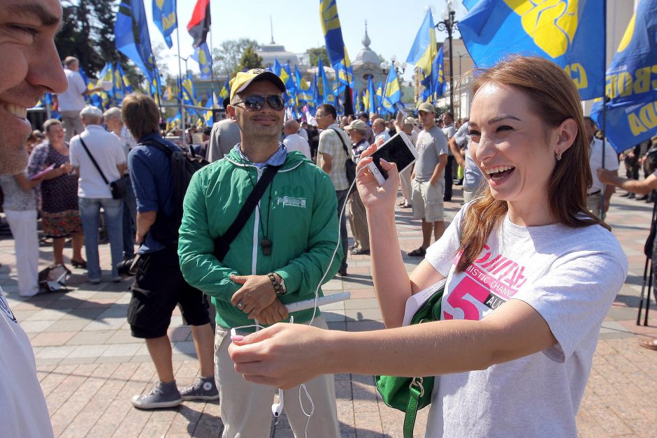 Ukrainoje per susirėmimą prie Aukščiausiosios Rados žuvo karys 