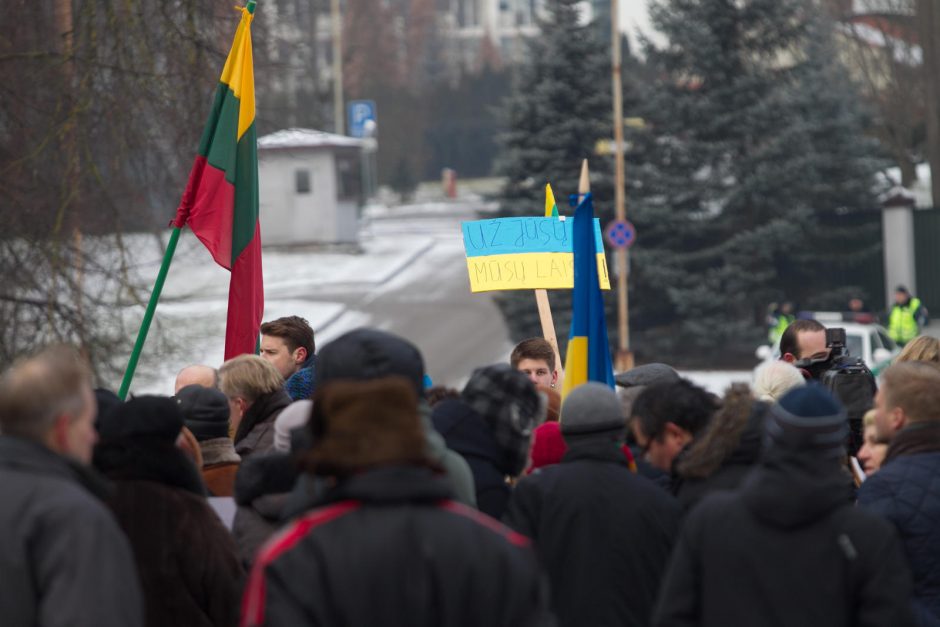 Skverą priešais Rusijos ambasadą krikštija „Euromaidano“ vardu