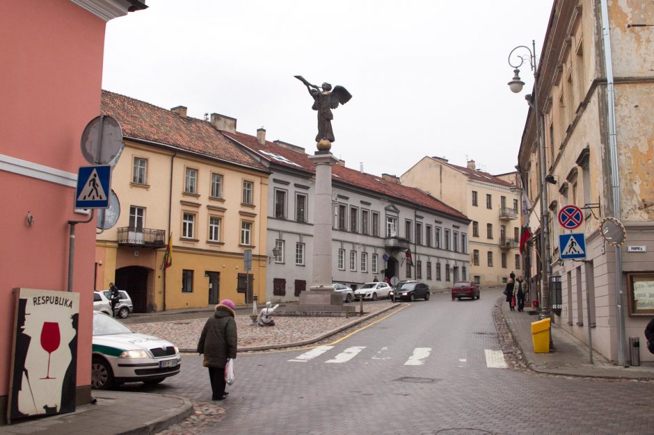 Sostinėje atidengta Užupio Respublikos Konstitucija ukrainiečių kalba