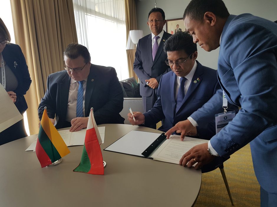 Lietuva užmezgė diplomatinius santykius su Madagaskaru