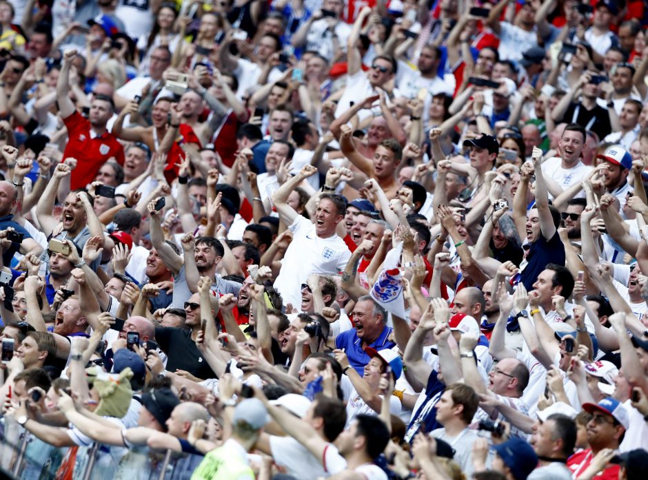 Pasaulio futbolo čempionate anglai sutriuškino Panamą