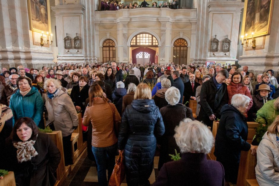 Katalikai švenčia Verbų sekmadienį 