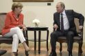 Angela Merkel ir Vladimiras Putinas