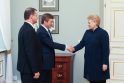 S. Skvernelis, R. Karbauskis, D. Grybauskaitė