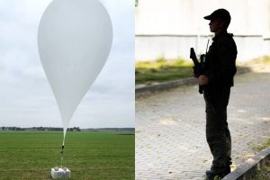 Pareigūnai dronus ir balionus galės numušti naudodami specialiuosius šaudmenis, sviedinius