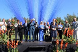 Prie Klaipėdos E. Galvanausko profesinio mokymo centro atidarytas stadionas