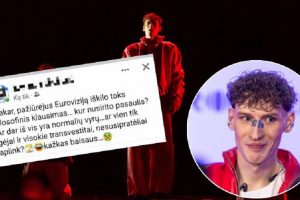 Po „Eurovizijos“ atrankos pedagogės įrašas papiktino: ar ji gali mokyti vaikus tolerancijos?